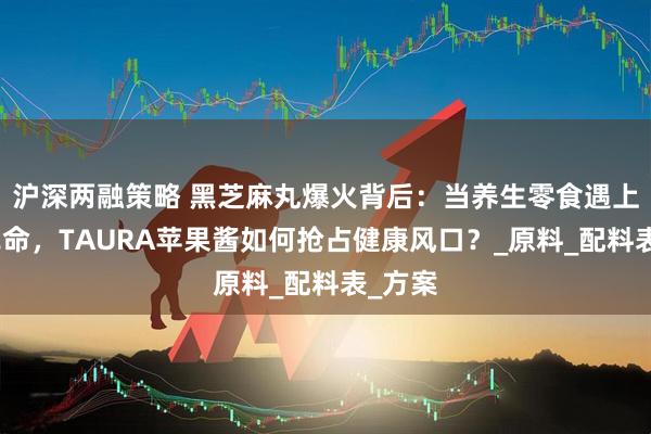 沪深两融策略 黑芝麻丸爆火背后：当养生零食遇上成分革命，TAURA苹果酱如何抢占健康风口？_原料_配料表_方案